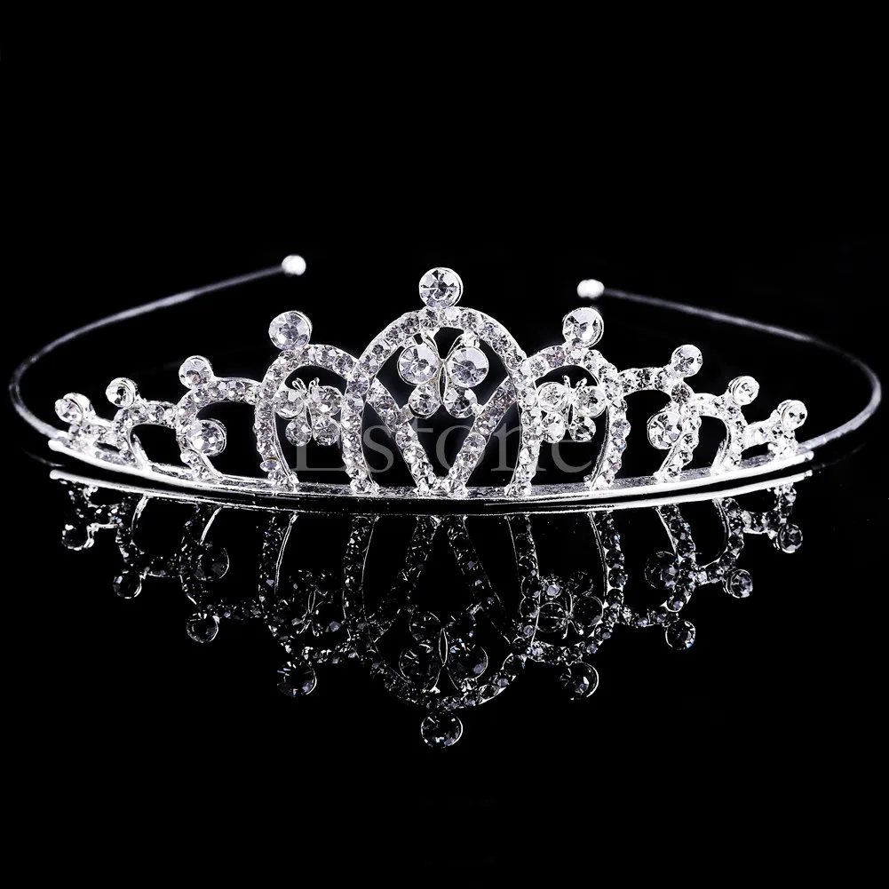 

Vintage Wedding Bridal Crystal Rhinestone Headband Crown Hair Accessories Tiara
