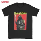 Модная мужская футболка Dorohedoro Kaiman Nikaidou с круглым вырезом, футболки из чистого хлопка, Аниме футболки с коротким рукавом, идея для подарка