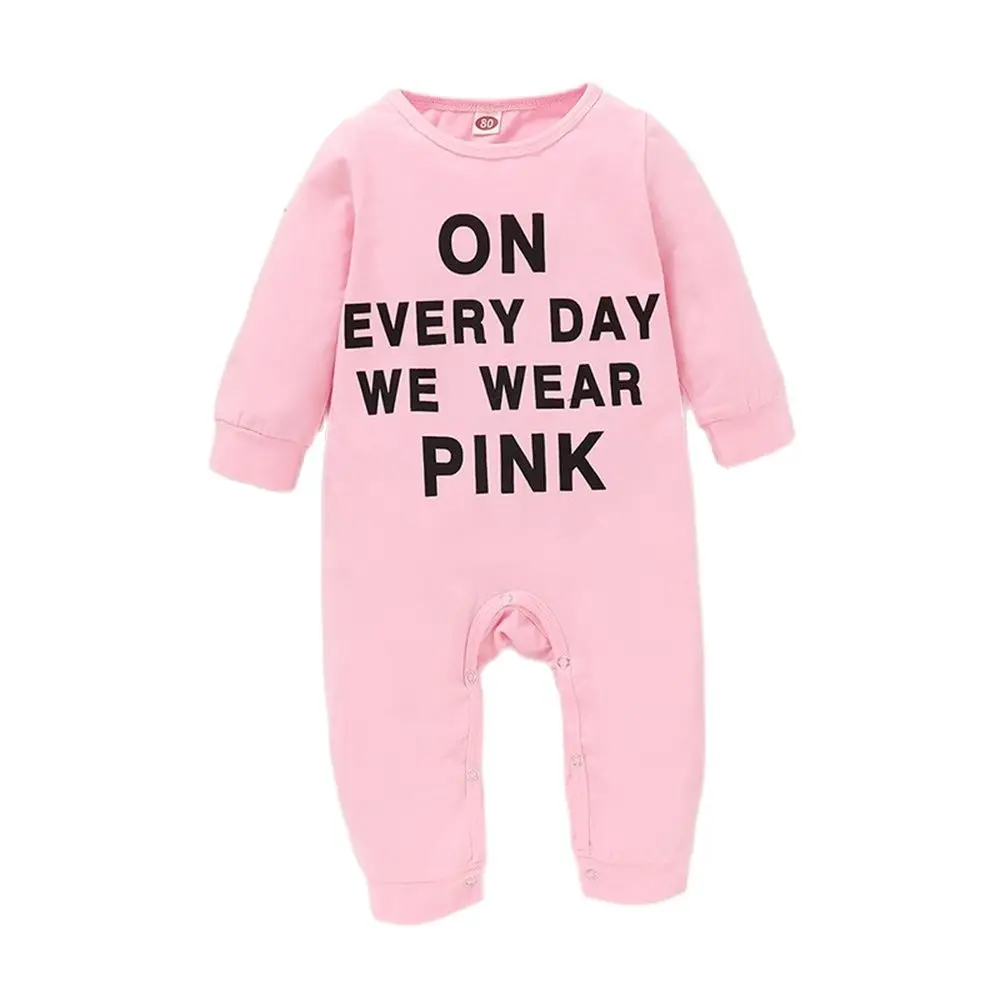 

Newborn Baby Girls Clothes Spring 2022 Pink Rompers for Babies Baby Pelele Toddler Girl Clothing Long Sleeve Infant Girl Clothes