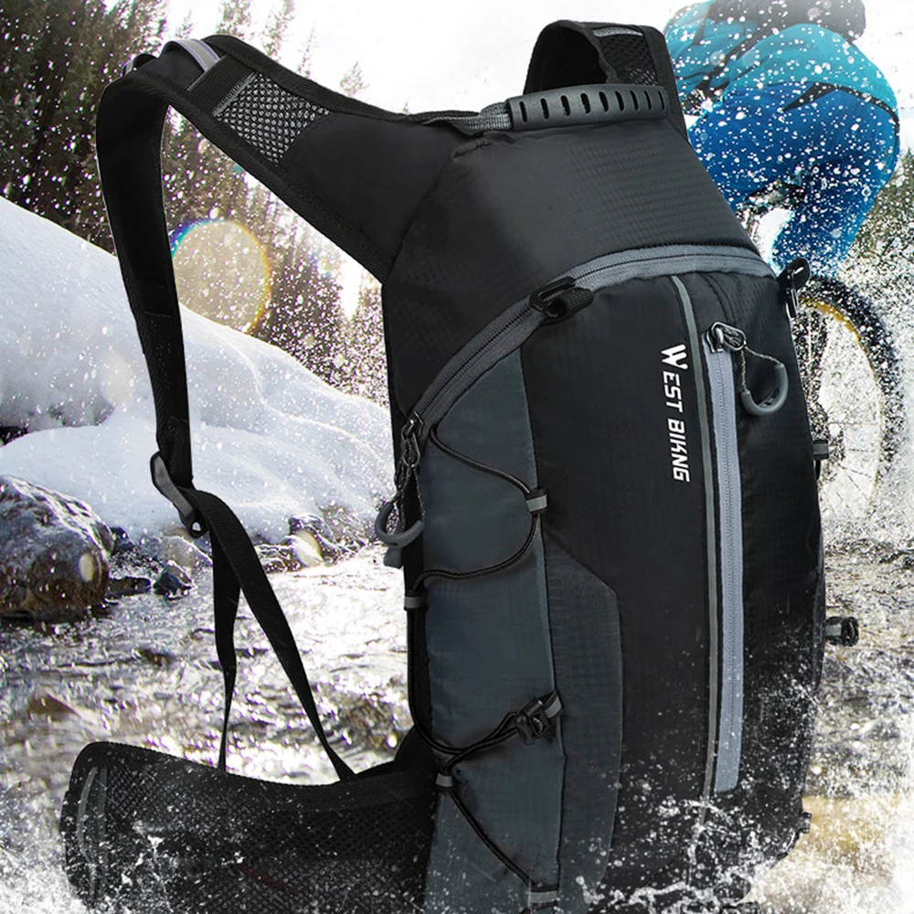 

WEST BIKING рюкзак для велоспорта, портативный водонепроницаемый рюкзак, объем 10 л, сумка для велоспорта, детали для активного отдыха, альпинизма...