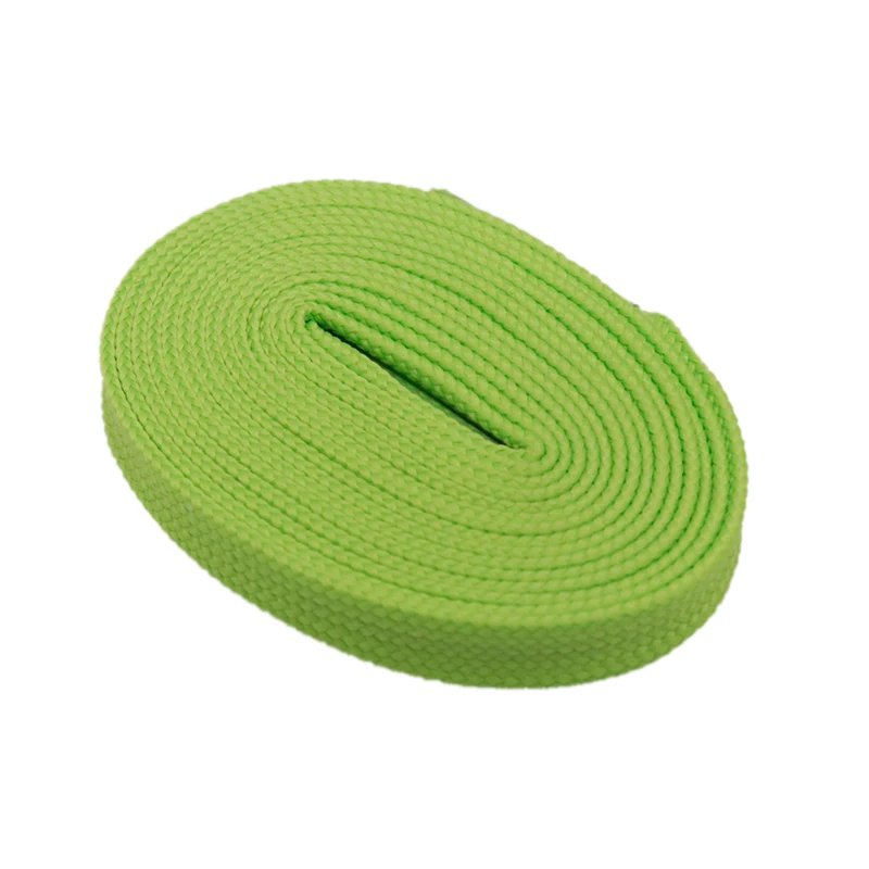 

Weiou 7MM Lake Green Flat Strings 2021 Men Women Sneakers Canvas Trendy Shoe Lacets Double-Layer Polyester Durable Shoelaces