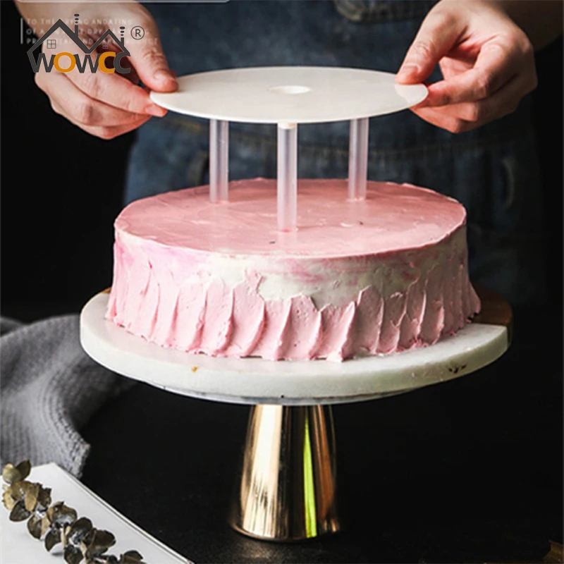 

WOWCC DIY Multi-layer Cake Support Frame Practical Cake Stands Round Dessert Support Spacer Piling Bracket Kitchen Cake Tool