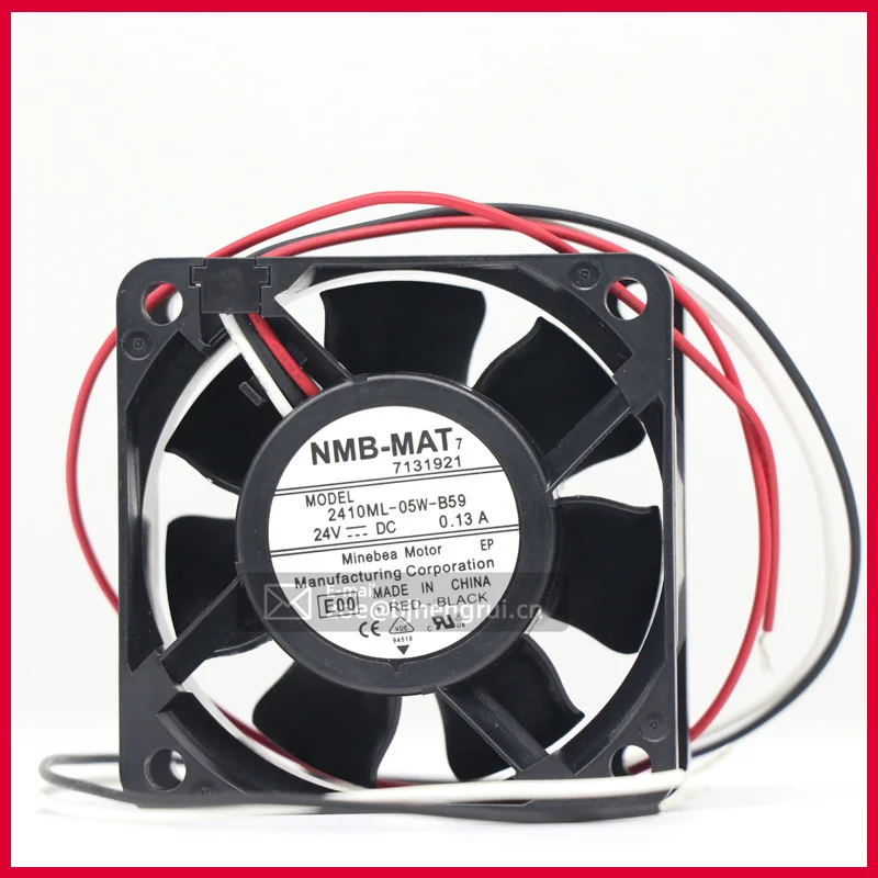 

Japan NMB 2410ML-05W-B39 2410ML-05W-B79/B59/B69 6025 60*60*25mm 24VDC 0.10A Amplifier FANUN Inverter Axial Cooling Fan
