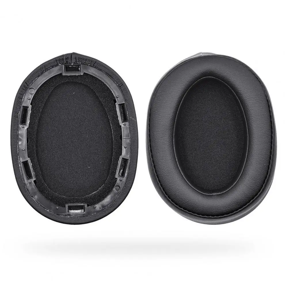 

Подушка для наушников, 1 пара, приятная для кожи дышащая черная подушка для наушников с шумоподавлением, замена для головы Sony MDR-100ABN 100ABN