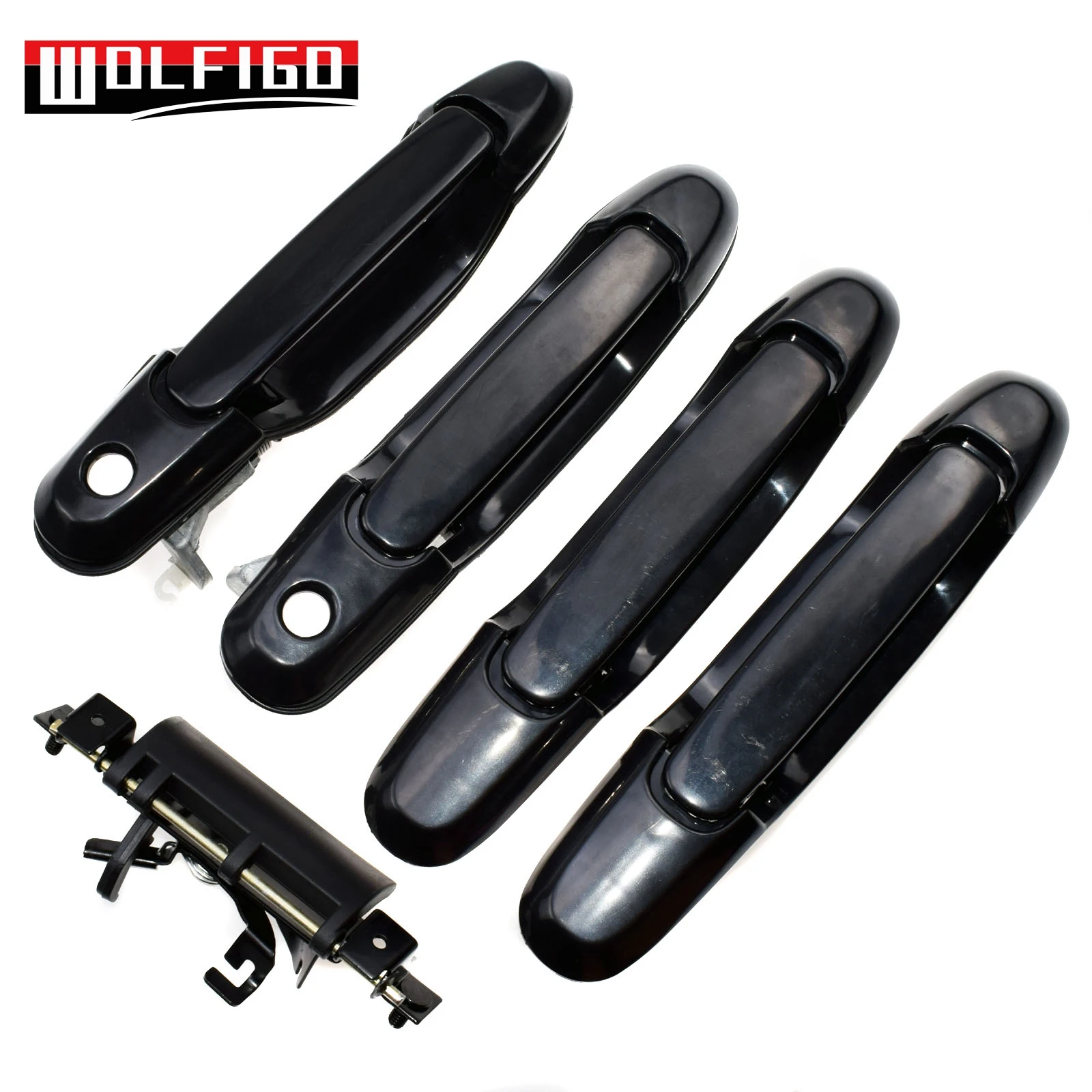 WOLFIGO новые черные наружные дверные ручки передние и задние подъемные ворота