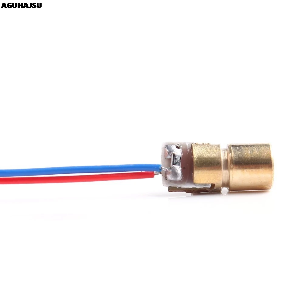 1 шт 5V 650nm 5 мВт Регулируемый точечный модуль лазерного диода Красный лазерный