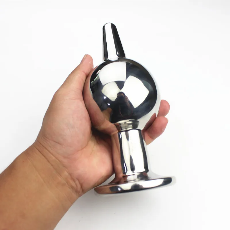 Анальная пробка с бусинами расширитель анального шара из нержавеющей стали 3