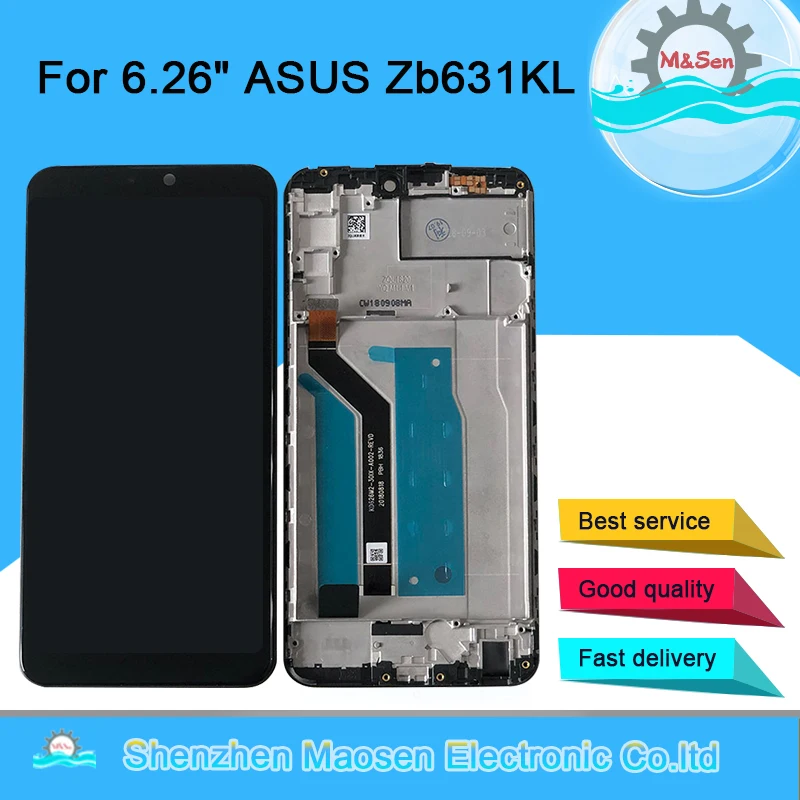 ЖК-экран и сенсорная панель M & Sen для Asus ZB631KL, 6,26 дюйма