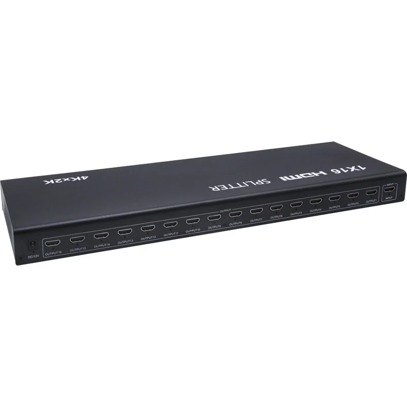 1X16 HDMI сплиттер распределитель видео преобразователь 4K 3D HD 1080P 10 12 16 многоэкранный