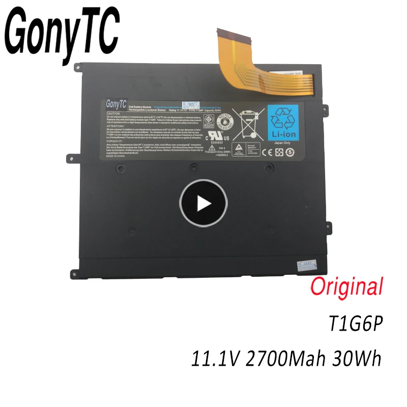 

GONYTC T1G6P Original New Replacement Laptop Battery For Dell Vostro V13 V130 V13Z V1300 13 0NTG4J 0PRW6G 0449TX PRW6G T1G6