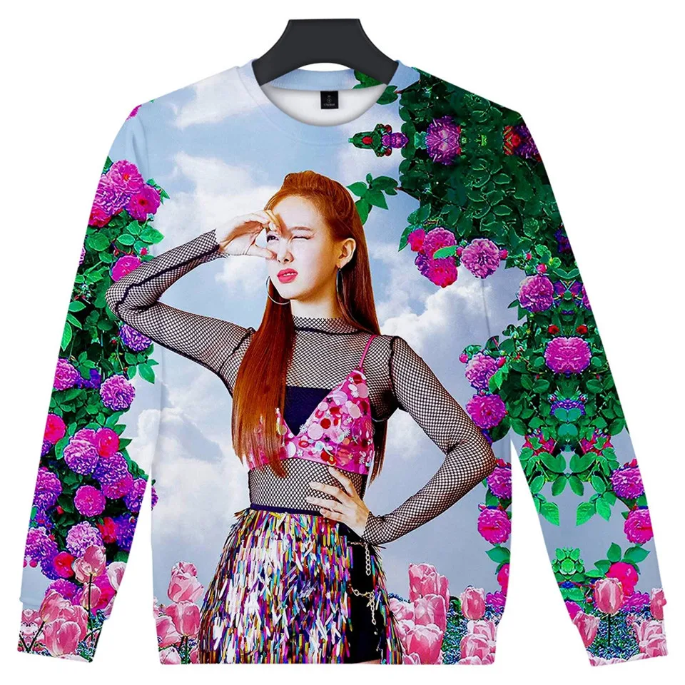 Дважды новый альбом нравишься 3D толстовки женские хип хоп Толстовка harajuku/Женские