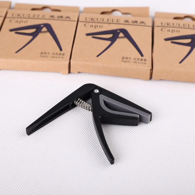 

Guitar Parts & Accessories Professional Ukulele Capo 4 Strings Hawaii Guitar Capos Single-handed Quick Change Ukelele Capo