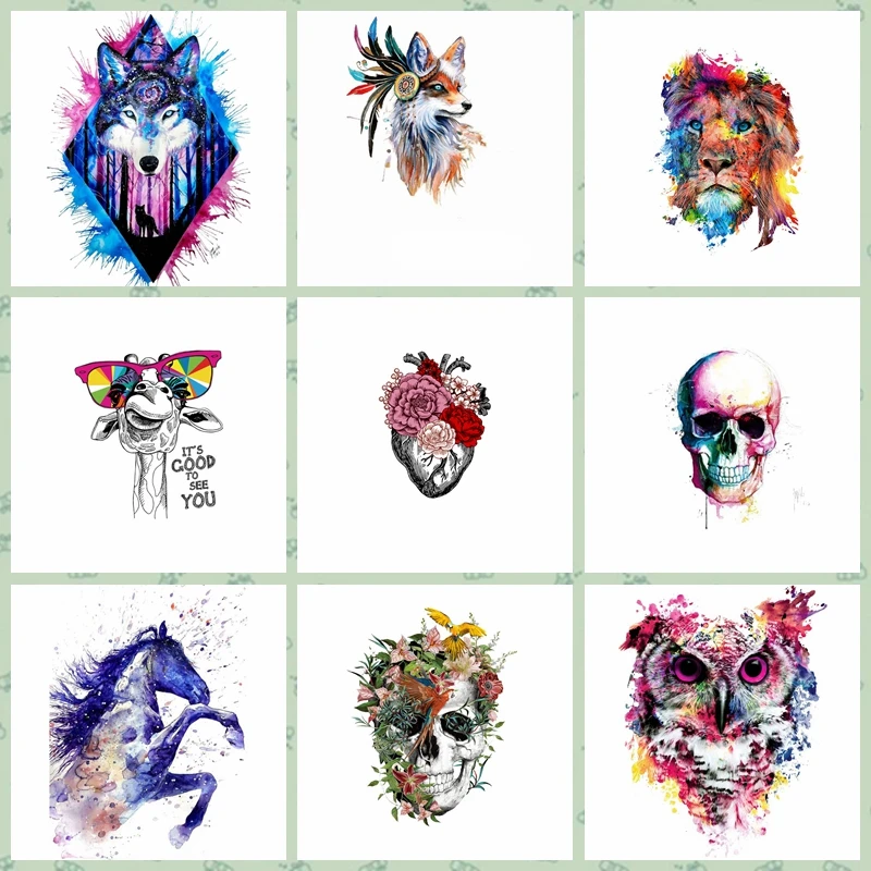 Виниловые наклейки на одежду нашивки в стиле аниме с утюгом для переодевания