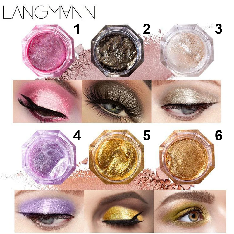 Горячая Распродажа жидкие тени для век макияж Блестящий Бриллиант стойкая