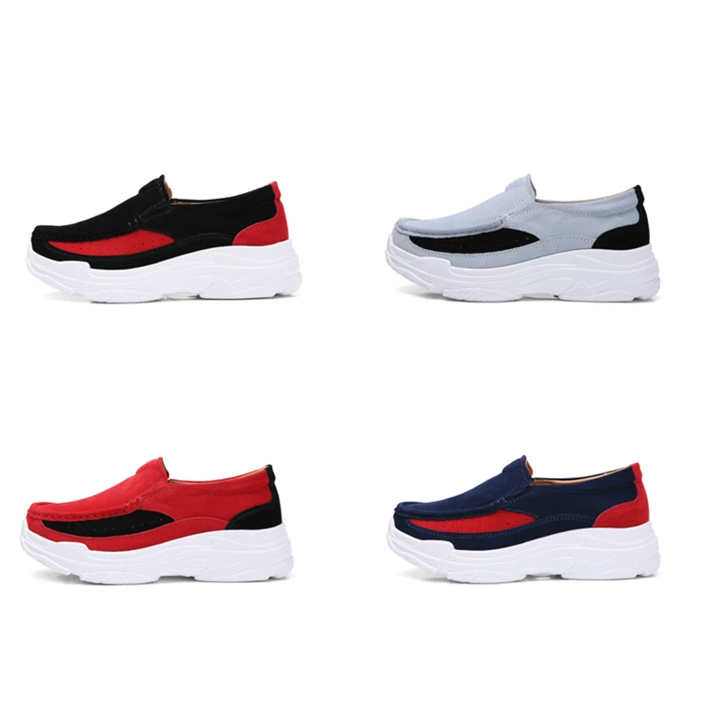 EOFK/Женская обувь на плоской платформе коллекция 2019 года сезон осень модная