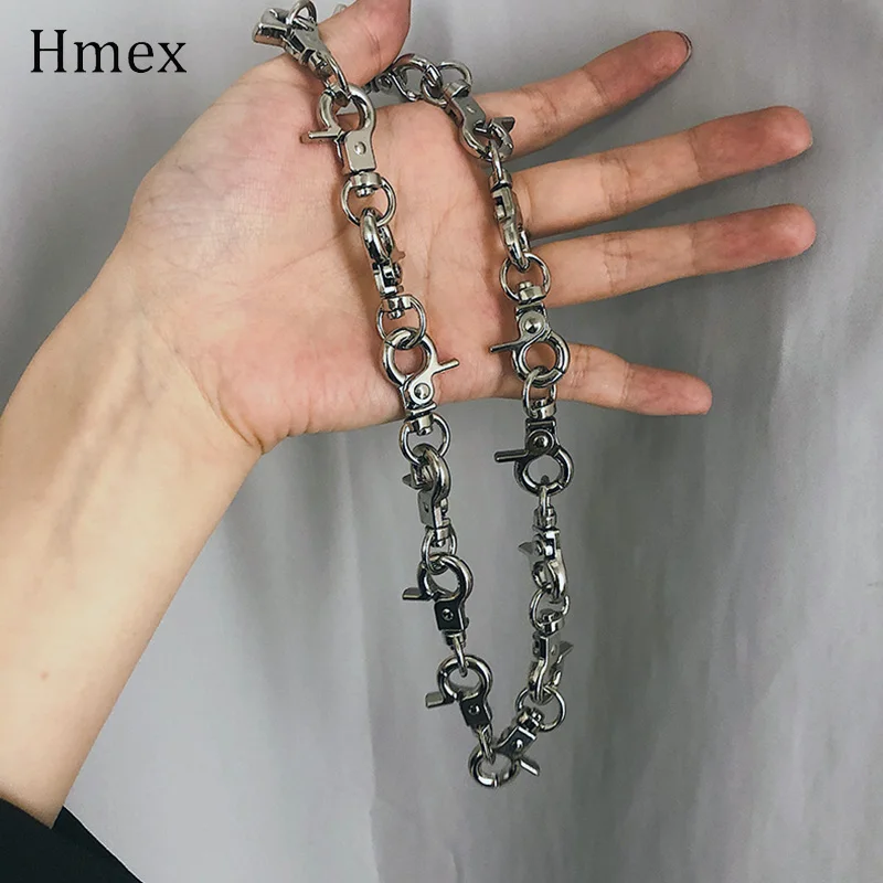 Серебряное ожерелье ручной работы с цепочкой для женщин, панк, готика, для мужчин, сверхмощный чокер, металлический воротник, унисекс, Кадена, ювелирные изделия, подарки