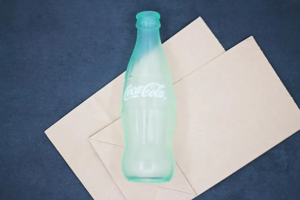 Исчезающая бутылка Коула пустые Волшебные трюки трюк Кокс сцена крупным планом