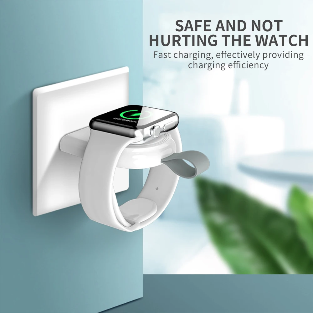mini portable wireless charger for apple iwatch 1 2 3 4 5 dock adapter fast charging charger smart watch wireless charging base free global shipping