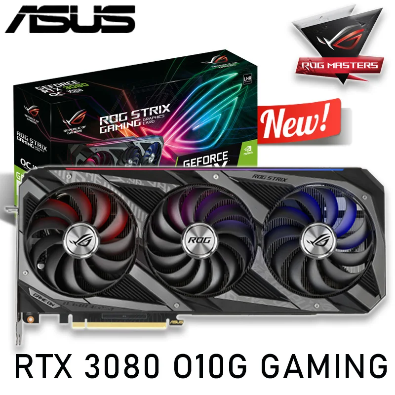 Видеокарта Asus ROG STRIX RTX3080 O10G GeForce RTX 3080 МГц 19000 бит | Компьютеры и офис