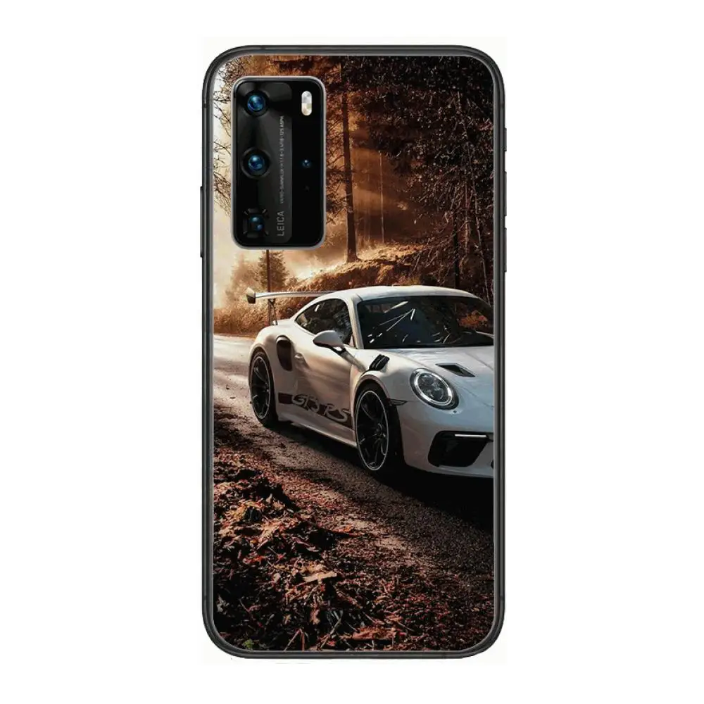 

Mercedes Sports car Phone Case For Huawei P 40 30 20 10 Lite Smart Z Pro Black Etui Coque Painting Hoesjes comic fashion