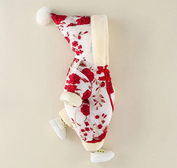

Baby winter jumpsuit Chinese style girl climbing suit