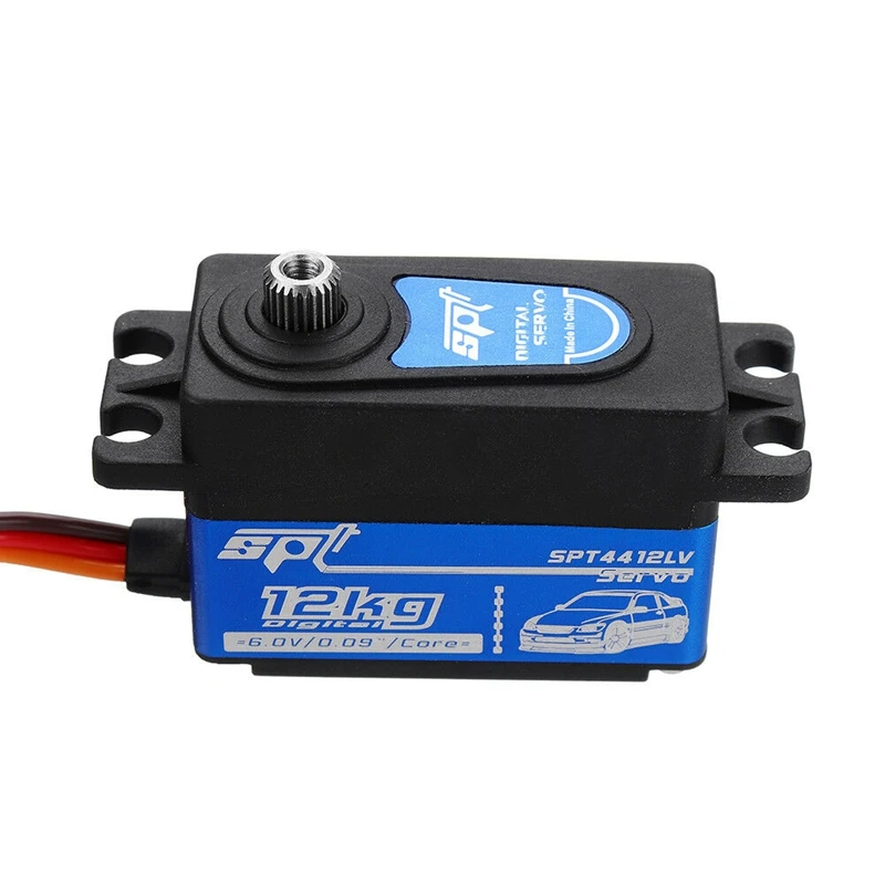 

Spt Servo Spt4412Lv 12Kg Digital Servo Large Torque Metal Gear Short Body For