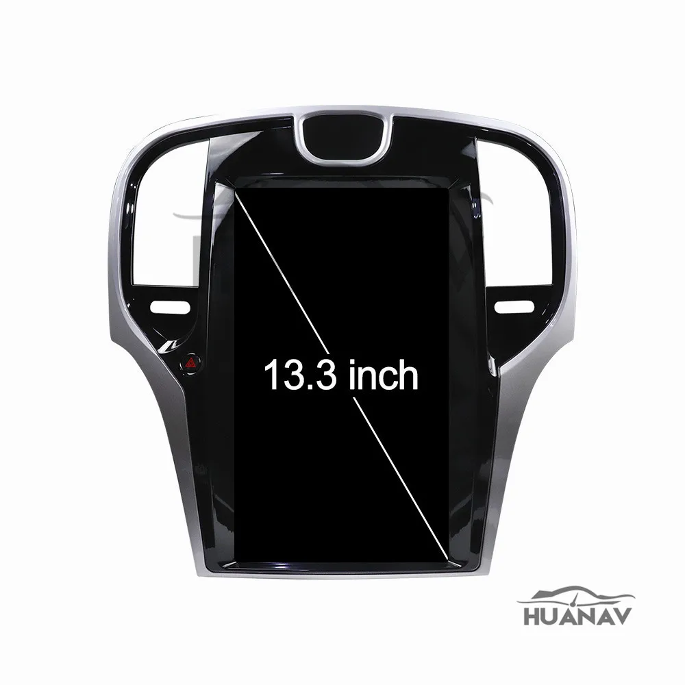 Android Tesla стиль 13," автомобильный DVD gps навигатор для Chrysler 300C 2013- автомобильный Радио плеер Авто Стерео головное записывающее устройство 64G