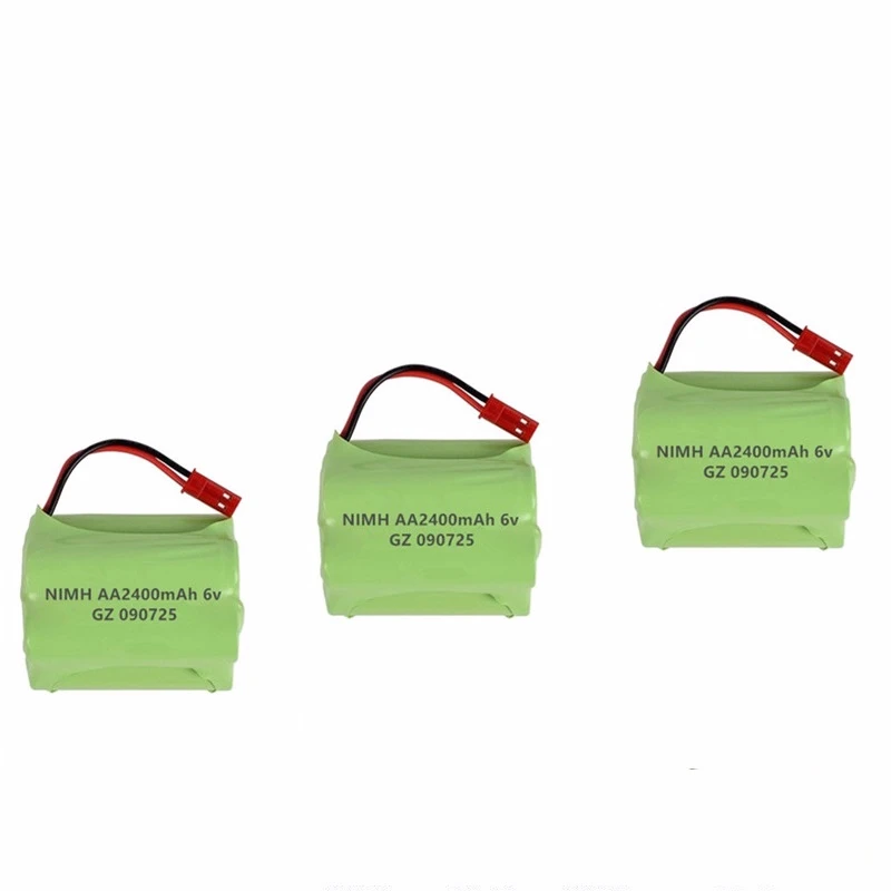 jst plug ni mh 6 в 2400 мач аккумуляторная ба