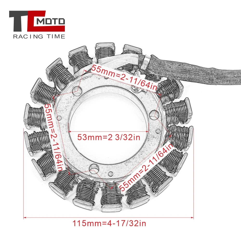 Generator Magneto Stator Coil For Suzuki LTA500 LTA500X LTA450X LTA 500 450X 500X King Quad 500 500AXi KingQuad 32101-11H00 images - 6