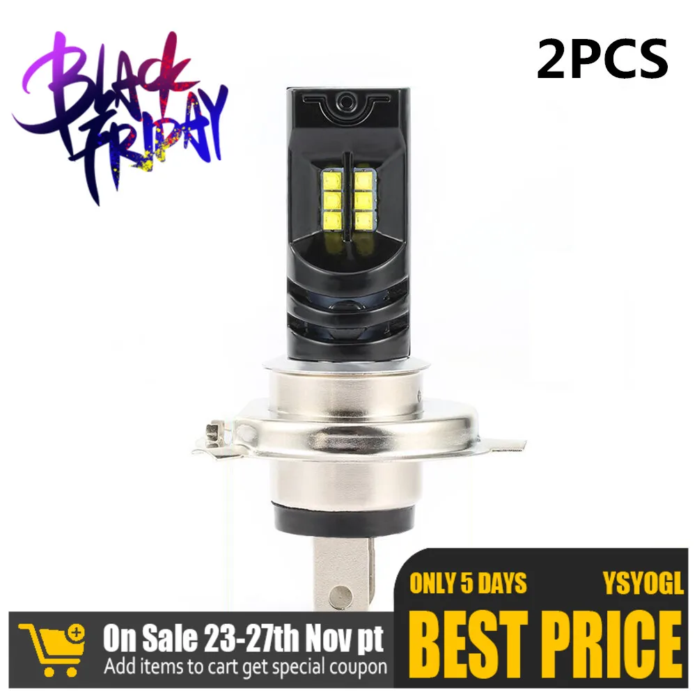 

2pcs Led Car Headlights H4 H7 H8/h9/h11 9005 12led Car Fog Light Headlamp Bulb 6500k 1200lm Car Light