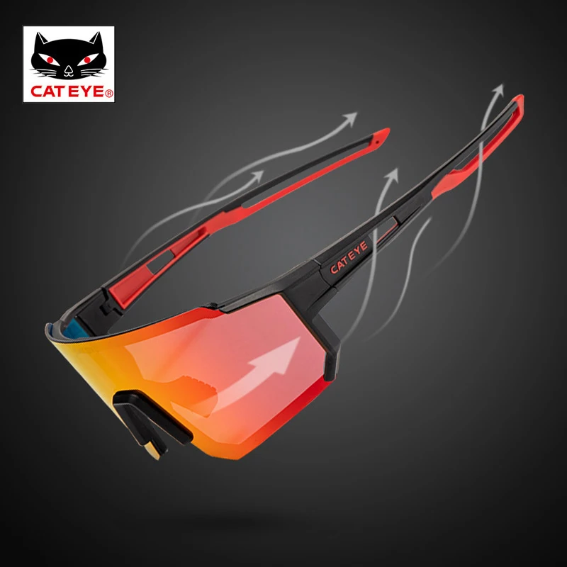 Солнцезащитные очки CATEYE поляризационные фотохромные UV400 для езды на велосипеде и