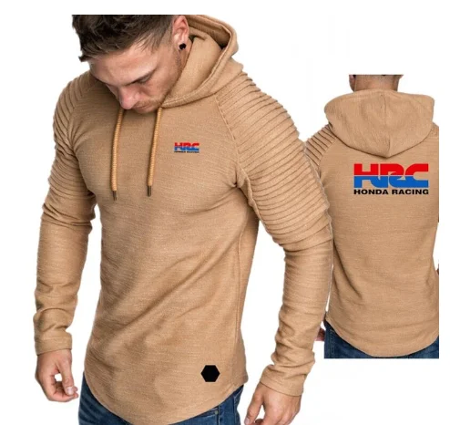 

Racing Hrc Decal Print Men's Hoodies Autumn Coat Male Hoodies Winter Thick Warm Men Hip Hop Street Wear Sweatshirts Skateboard