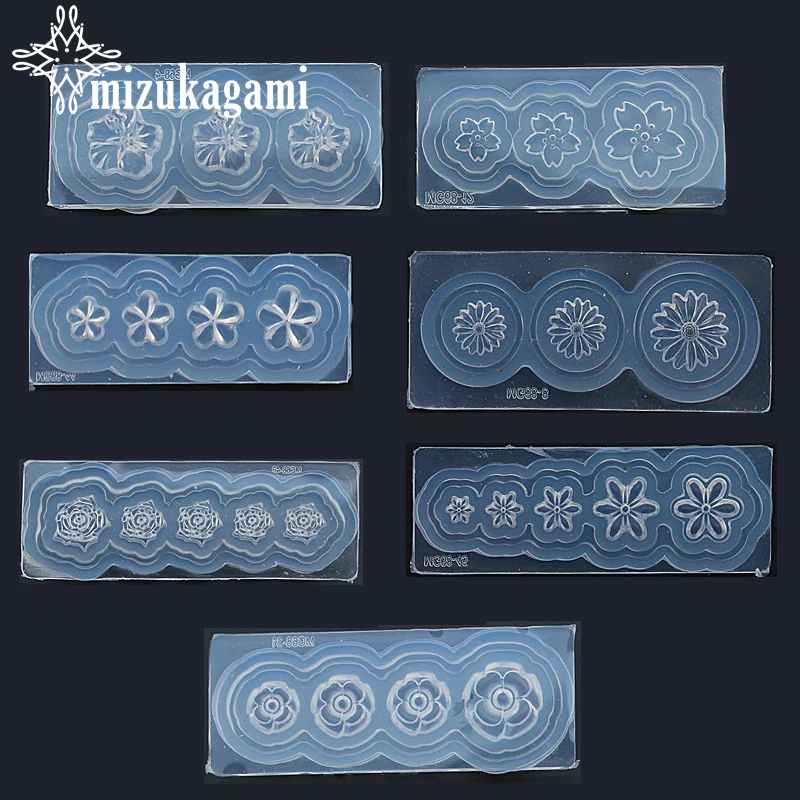 1 шт. УФ Смола изысканные ювелирные изделия жидкий силикон форма цветы талисманы