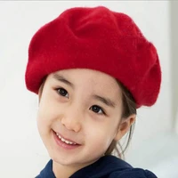 children spring beret little girls hats dome cap girl fashion caps baby girl fur berets multi candy color gift