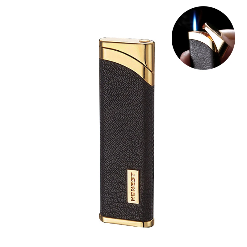 Классическая струйная Зажигалка Honest ветрозащитная компактная надувная