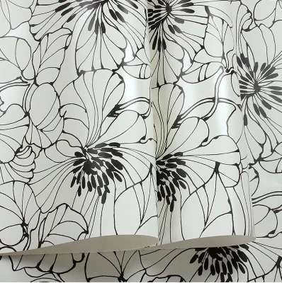 

Vintage Leaves Large Petals Non-Woven High-End Wallpaper Cool Art Wallpaper Pure Paper Living Room Bedroom Background Wall