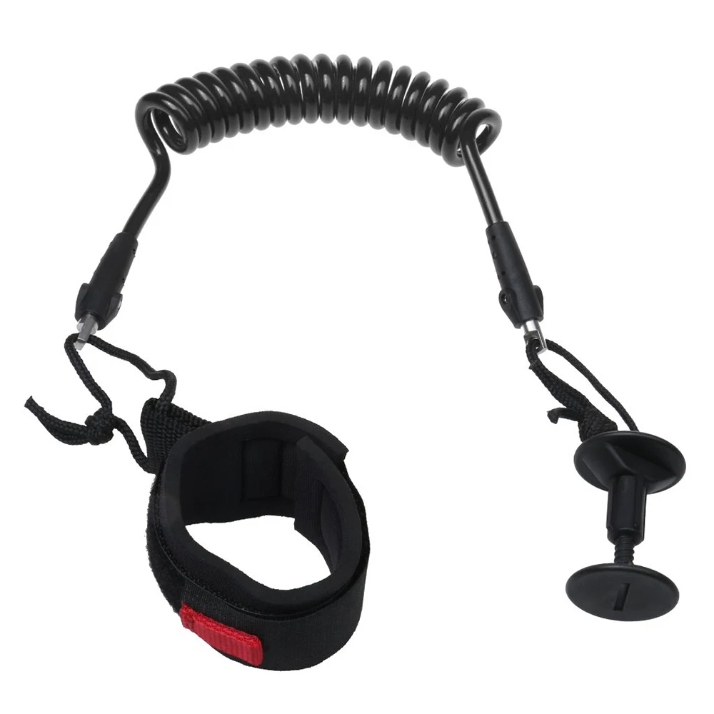 Наружный поводок для доски рулетка спиральный трос и удобные Манжеты подходят любого размера запястья или