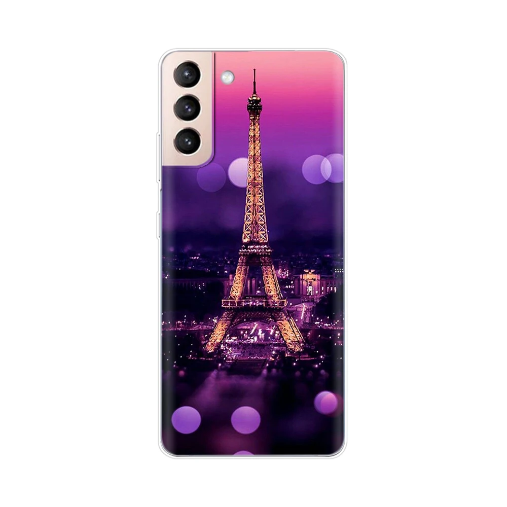 Case For Samsung Galaxy S21 5G Case Soft Silicone Phone Cover for Samsung S21 Ultra S 21 Plus S21+ Shockproof clear tpu cases
