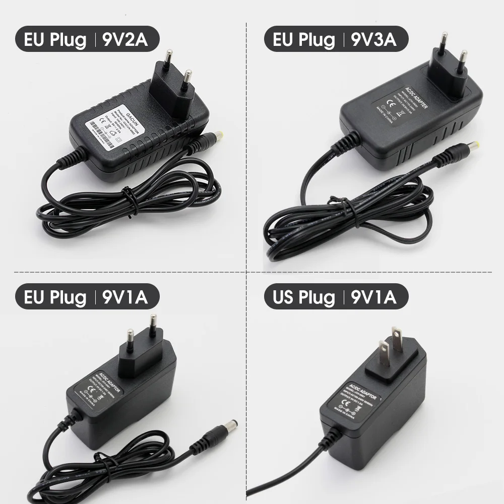 Светодиодный драйвер 5В 9В 12В 24В Питание 1A 2A 3A 220 V-12 V 5V 9V 24V Питание адаптер Зарядное устройство Swiching освещение Трансформатор