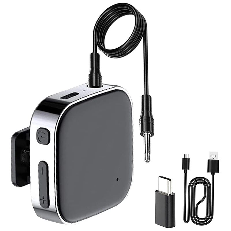

Bluetooth-приемник V5.0, мини-адаптер A2DP Bluetooth Aux для автомобиля, беспроводной аудио Bluetooth-адаптер, встроенный микрофон