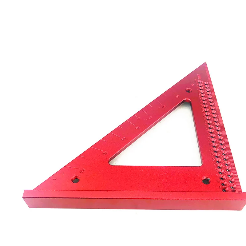 Метрическая деревообрабатывающая треугольная линейка из алюминиевого сплава