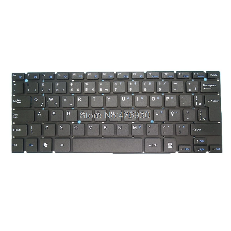 

Клавиатура ноутбука MB2778001UK PRIDE-K3159 бразильский BR черный без рамки 98% Новый