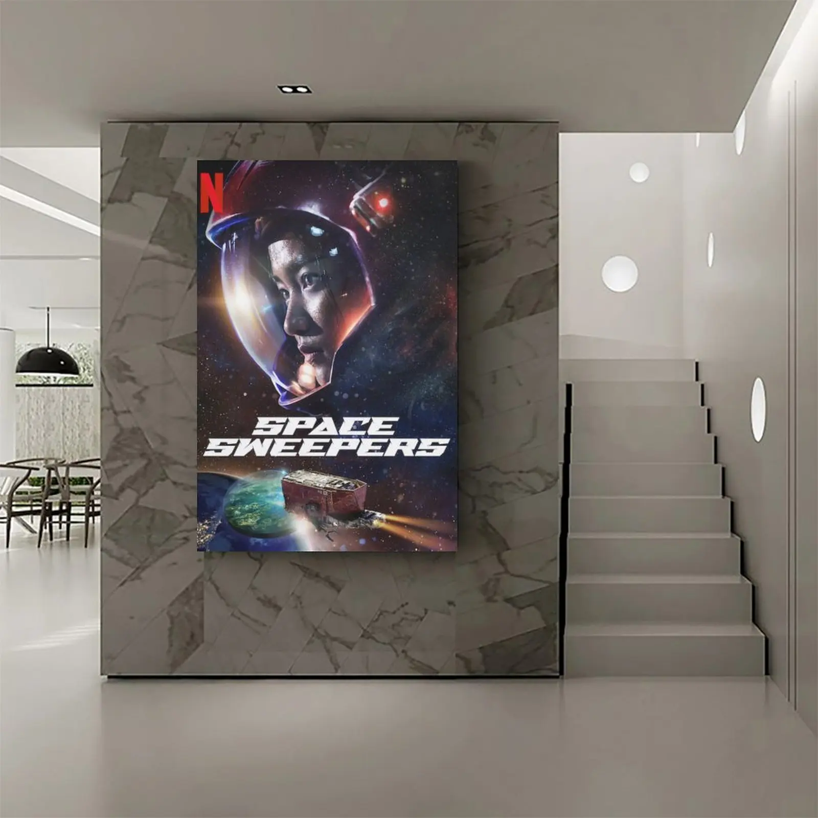 Художественный плакат и настенный Space Sweepers для экшн-фильмов современные