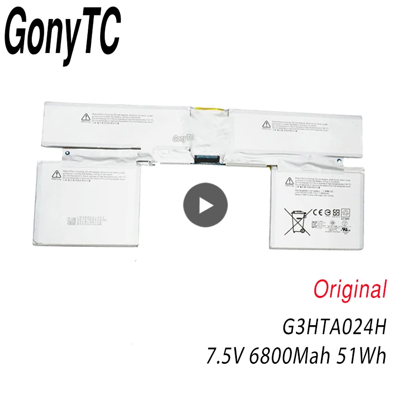 GONYTC G3HTA024H 7 5 V 51Wh Оригинальный аккумулятор для ноутбука microsoft Surface BOOK 1 базовая