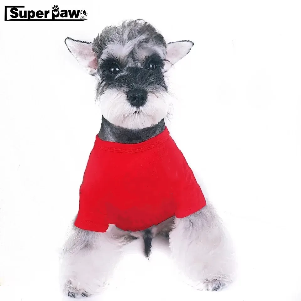 Модная летняя футболка с рисунком из мультфильма Жилет для домашних животных