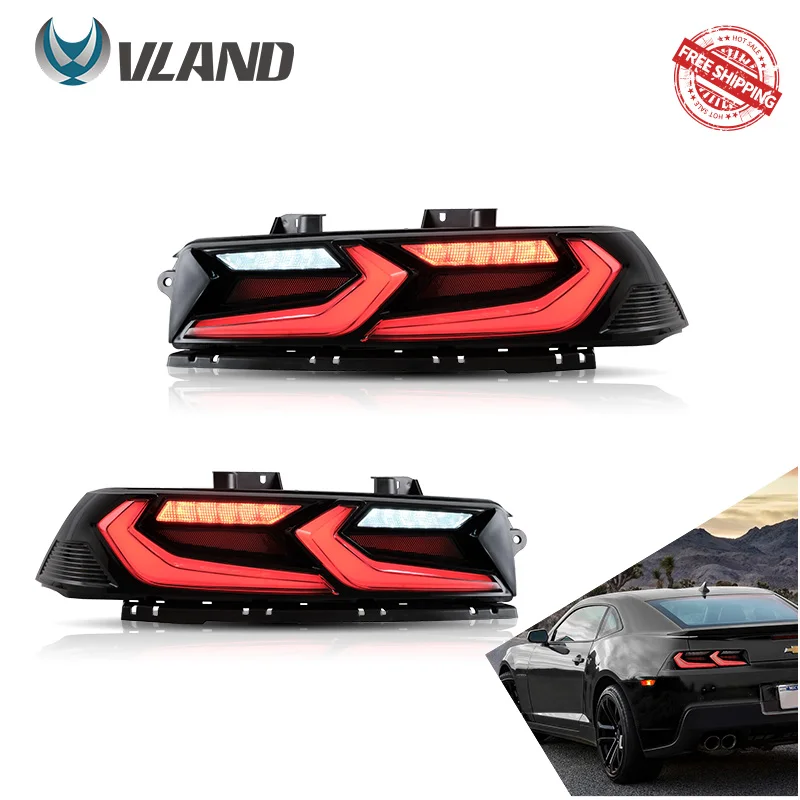 Автомобильная фара Vland в сборе для Chevrolet Camaro новинка 5-е поколсветодиодный полный
