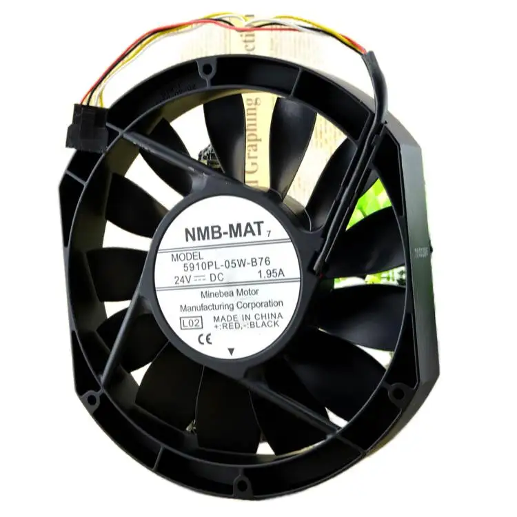 NMB 5910pl-05w-b76 24В 1.95a 17025 серверный вентилятор