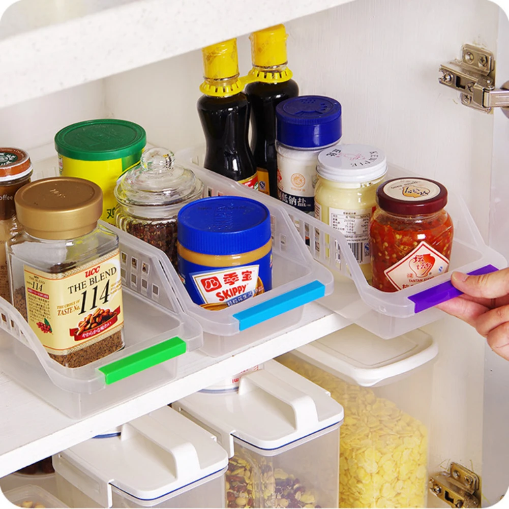 

Kitchen Storage Supplies Refrigerator Plastic Storage Basket Food And Beverage Drawer Storage Box Kitchen Sundries Sorting Box