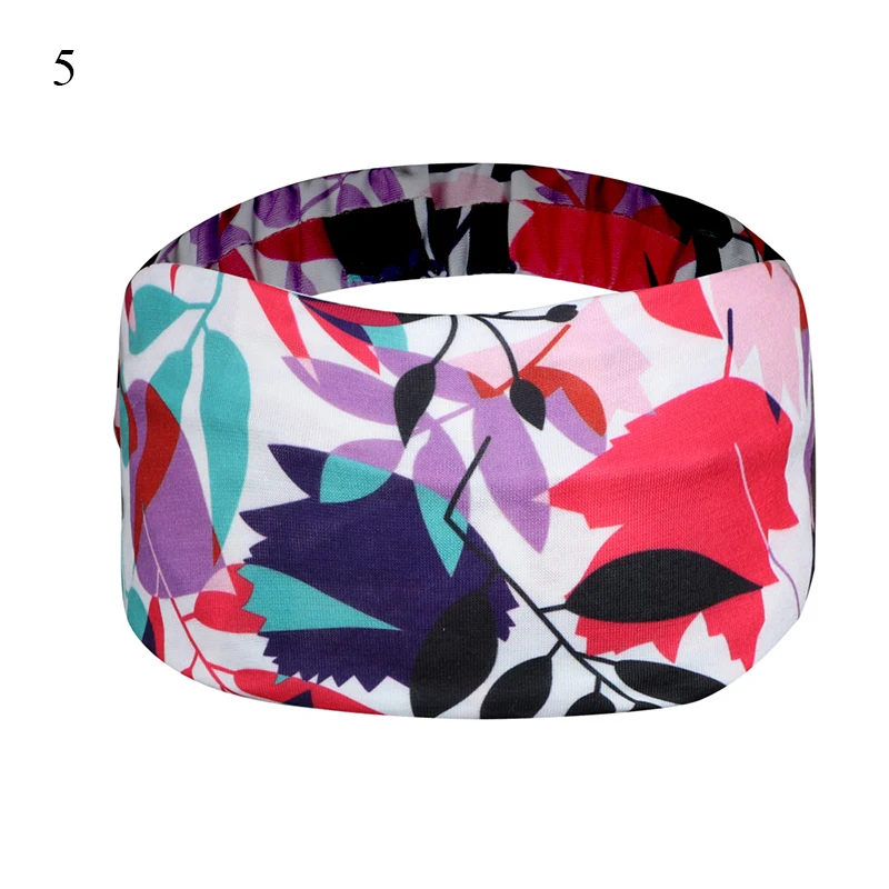 

Tie Dye Cycling Yoga Sport Sweat Headband Women For Men Women Yoga Hair Bands Head Sweat Bands Sports Safety Color Leaves