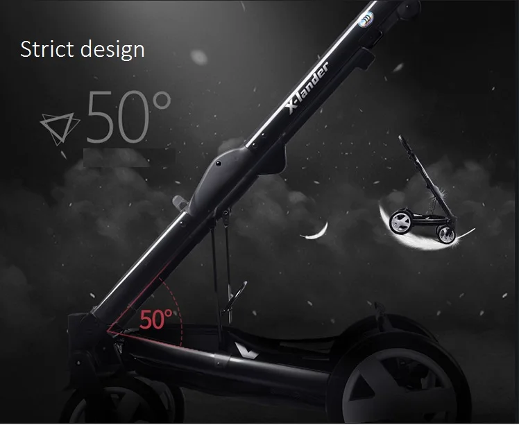 Xlander складная переносная детская коляска kinderwagen reversable seat L образной формы